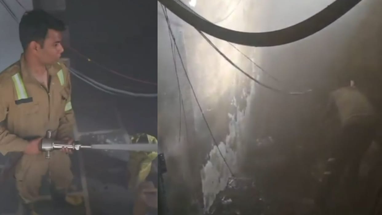 Fire broke out in Annapurna Sweets House located in Patwari Bagh in Greater Noida