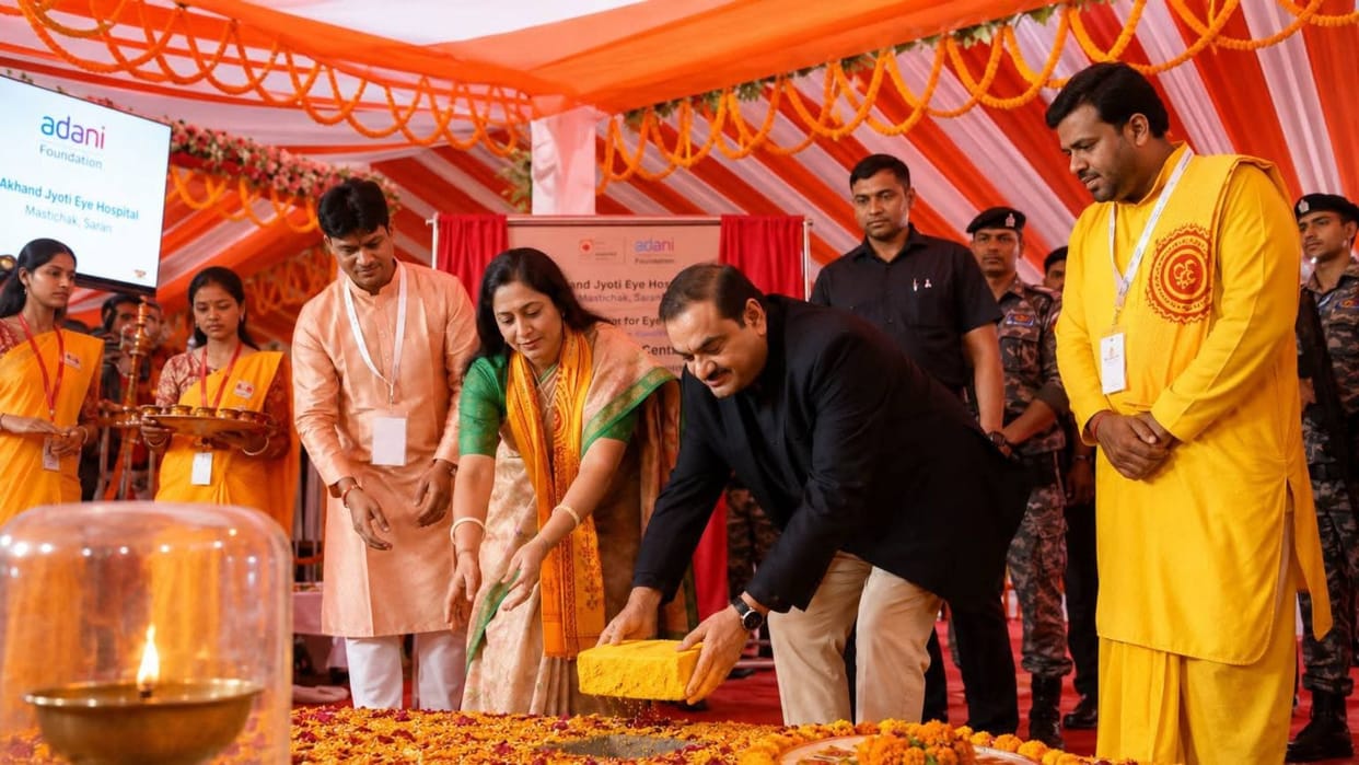 Bihar: Adani Launches ₹150 Crore Eye Care Initiative in Bihar