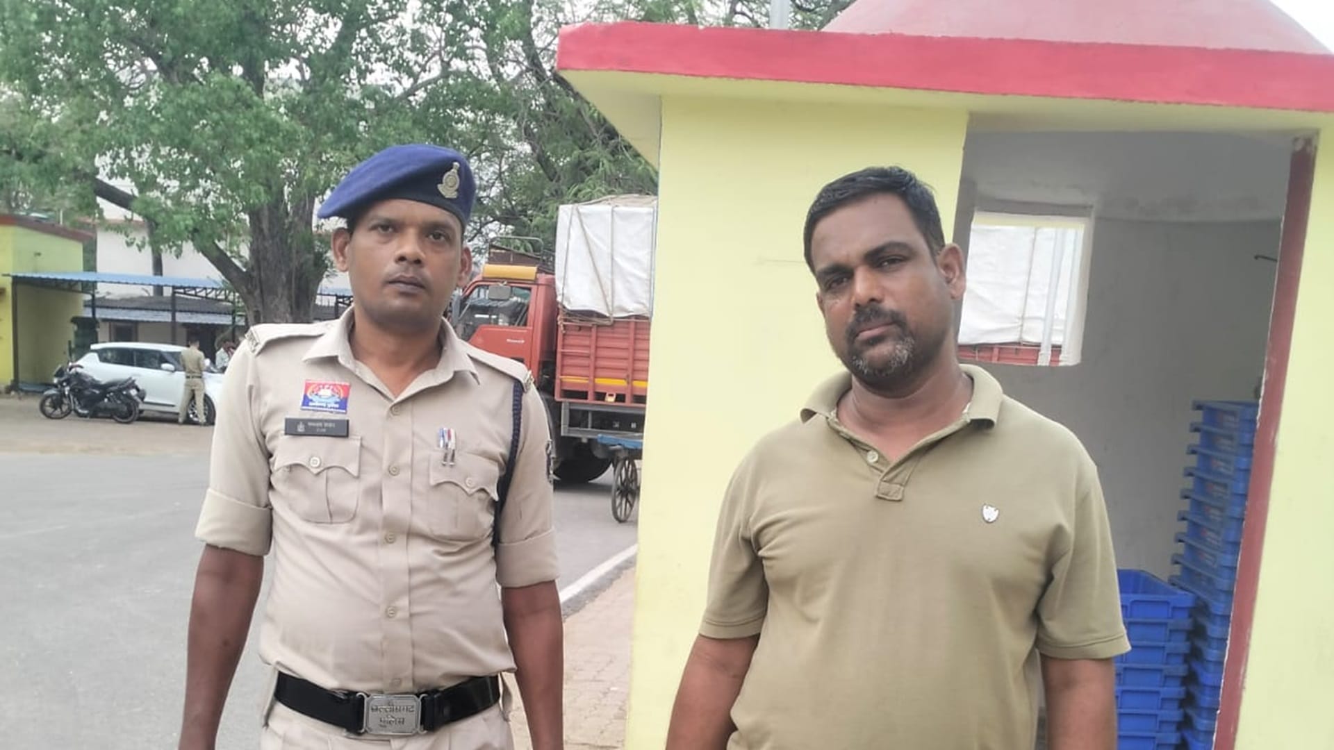 पुलिस के गिरफ्त में आरोपी