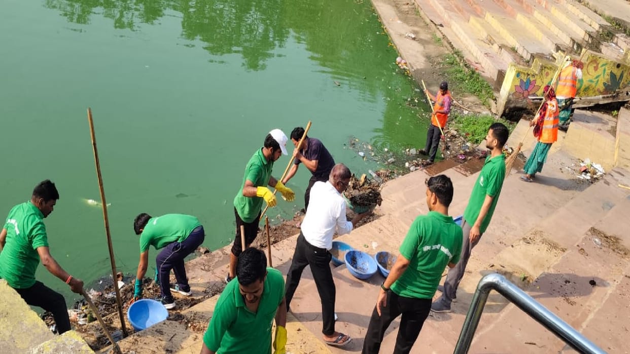 Green Army's campaign becomes a mass movement to save Gadhi Talab, 13 weeks of voluntary labour continues