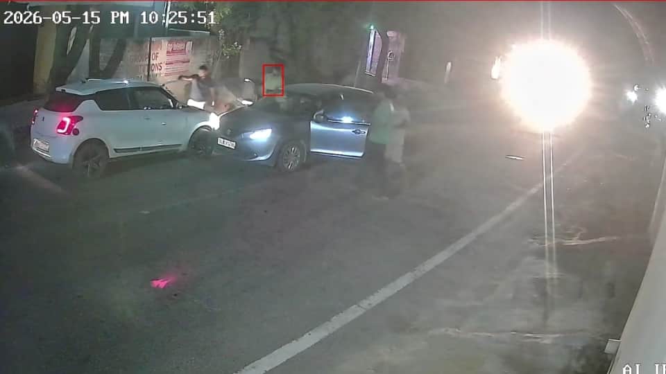 Jhajjar Live Murder Young Man Shot Dead Inside Car Incident Captured on CCTV see