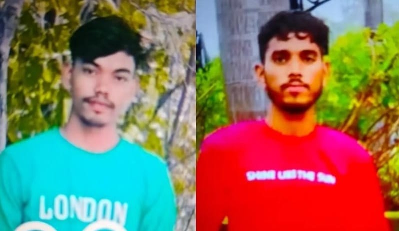 Hardoi Truck flees after crushing motorcyclists two cousins died failure to wear helmets proves fatal