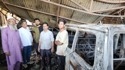 sehore-ashta-workshop-fire-18-cars-burnt-bhopal-indore-bypass-garage-fire-incident