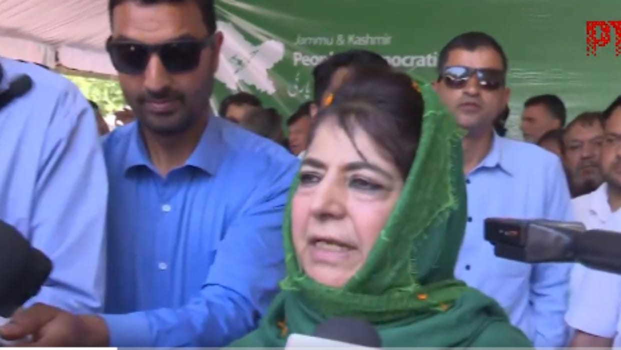 Hate speech normalised in BJP's Viksit Bharat  Mehbooba Mufti Srinagar