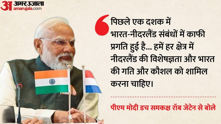 प्रधानमंत्री मोदी ने डच पीएम से की खास बातचीत, इनोवेशन-सस्टेनेबिलिटी पर रहा खास फोकस