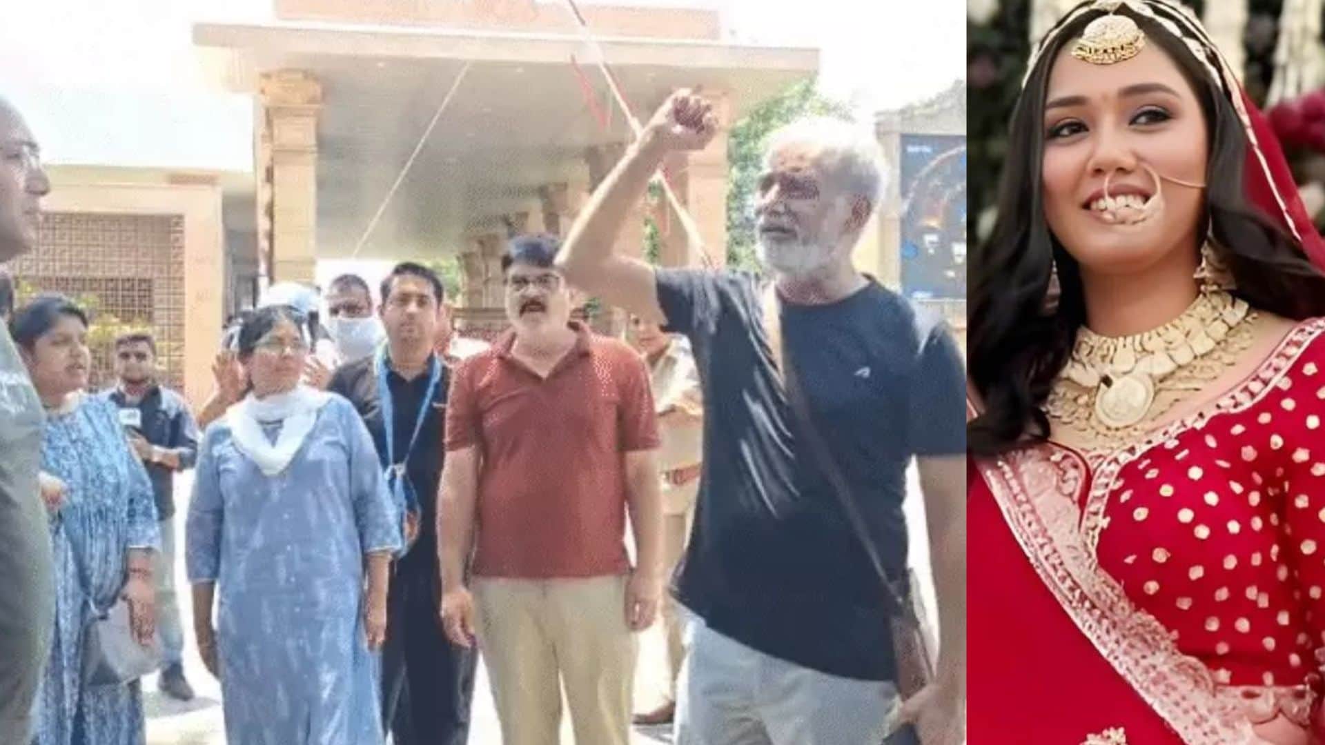 त्विषा शर्मा के परिजनों का सीएम आवास के बाहर प्रदर्शन