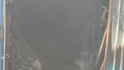 Indore news fire breaks out at tent house Khajrana robot and 4 fire tenders deployed