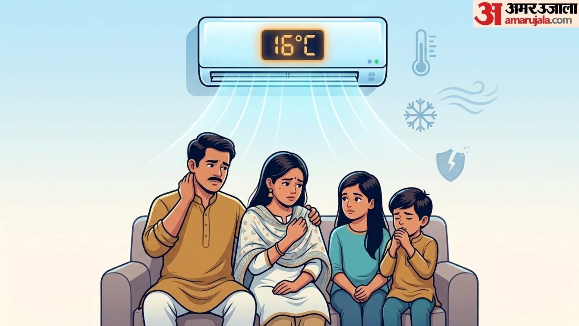 what is the ideal temperature of AC for human body ac ka temperature kitna rakhna chahiye