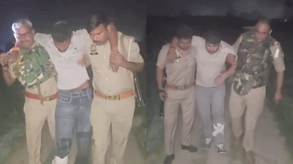 Amroha: Farmer Kidnapped for ₹5 Lakh Ransom; Police-Criminal Shootout Forest,Two Shot in Leg