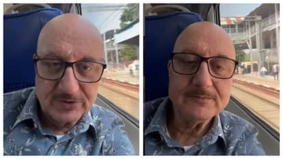Anupam Kher Takes Jaipur Delhi Train To Support PM Modi Fuel Saving Appeal See Video