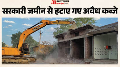 4 shops and 2 luxurious houses demolished in jhalawar rajasthan