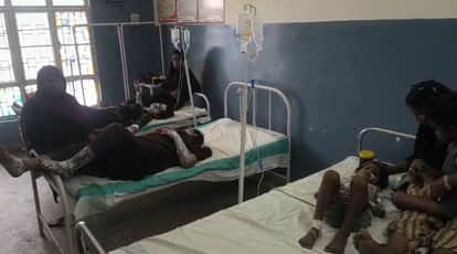 Cylinder catches fire while cooking in Maharajganj five sustain burns