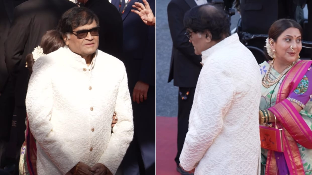 Cannes Film Festival 2026 Attended By Actor Ashok saraf And Wife Nivedita Joshi Saraf