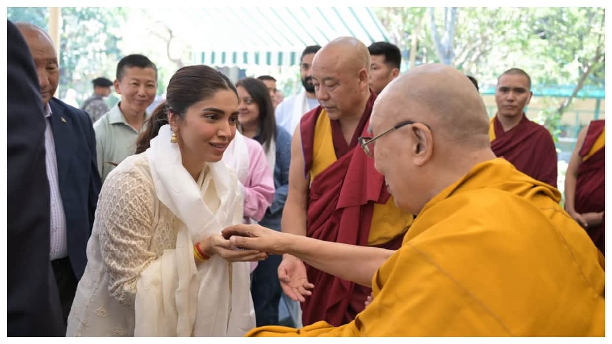Bhumi Pednekar Meets Dalai Lama In Dharamshala Shares Pics on social media