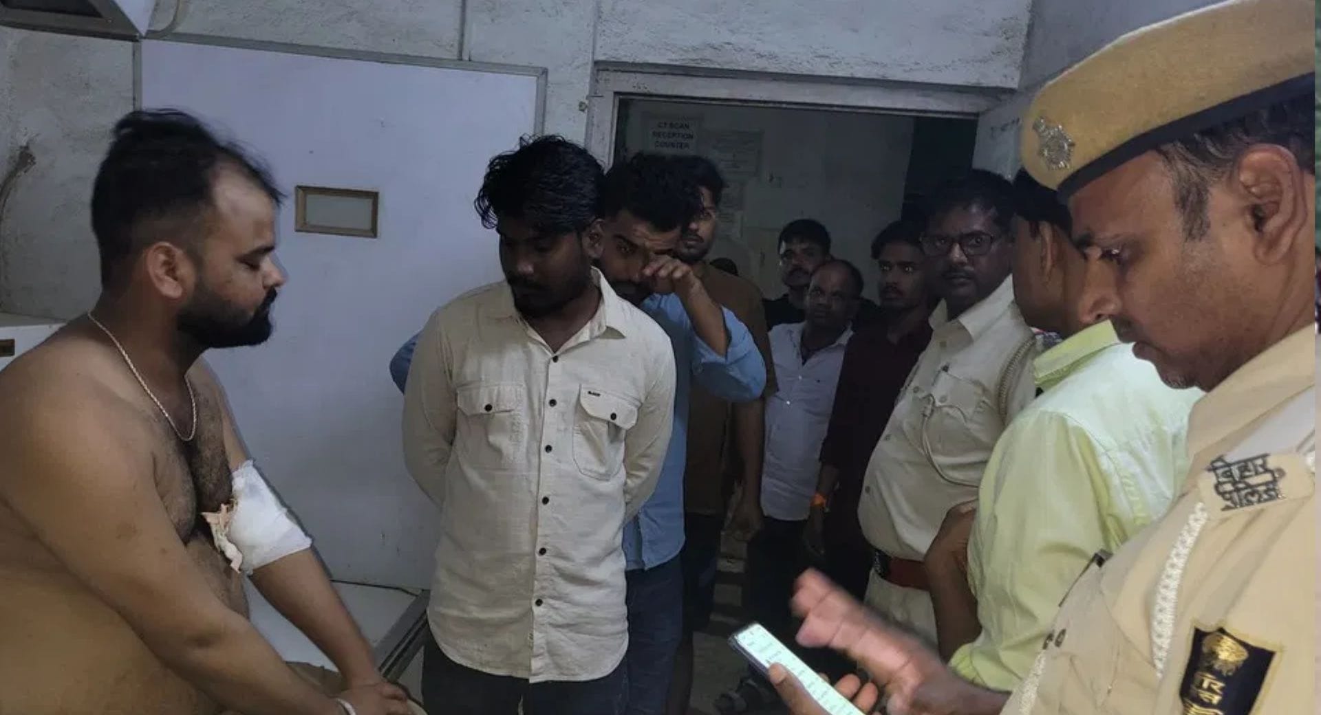 मामले की जांच पड़ताल करते हुए पुलिस
