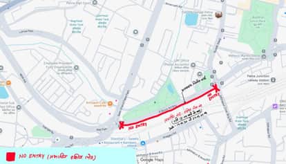 Patna Traffic Updates Atal Path service lane closed ban on R Block flyover at night Bihar News Updates