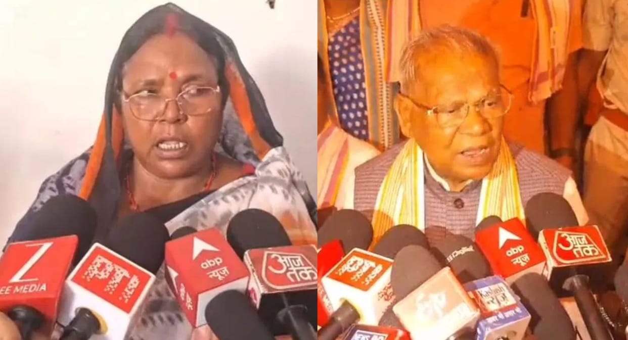 barachatti mla jyoti manjhi attack row jitan ram manjhi targets rjd and police in gaya today bihar news