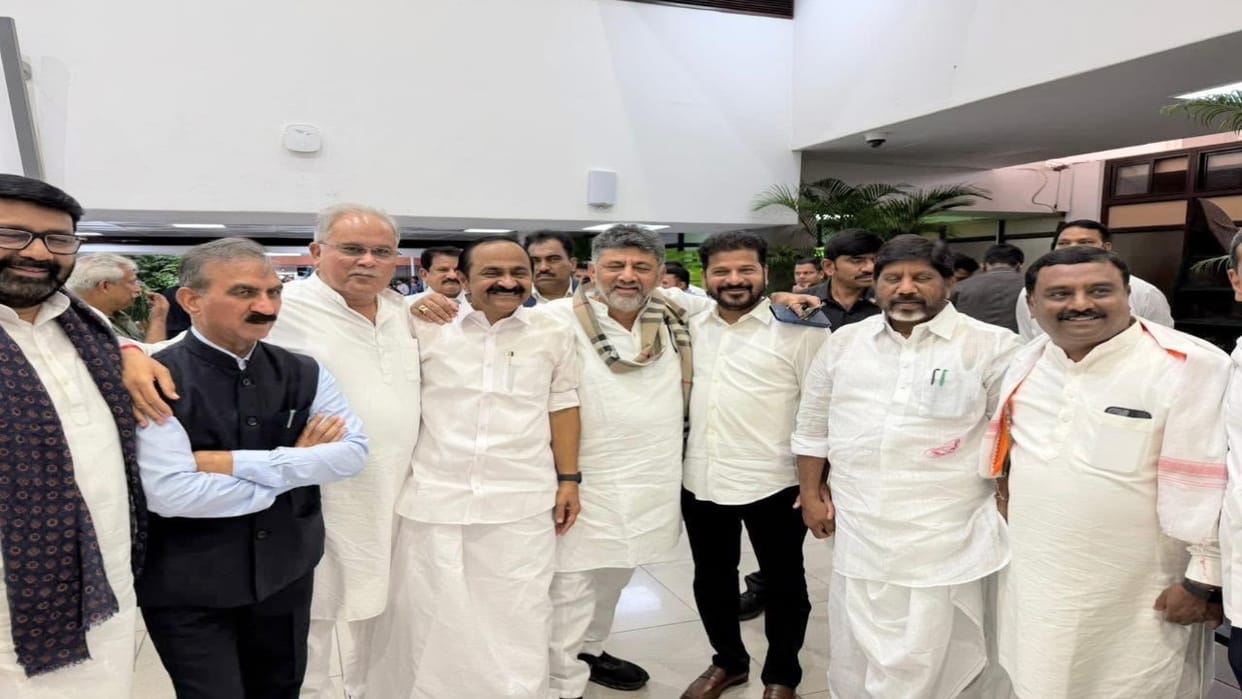 cm sukhvinder Sukhu Congratulates V.D. Satheesan on Becoming Kerala's Chief Minister; Attends Swearing-in Cere