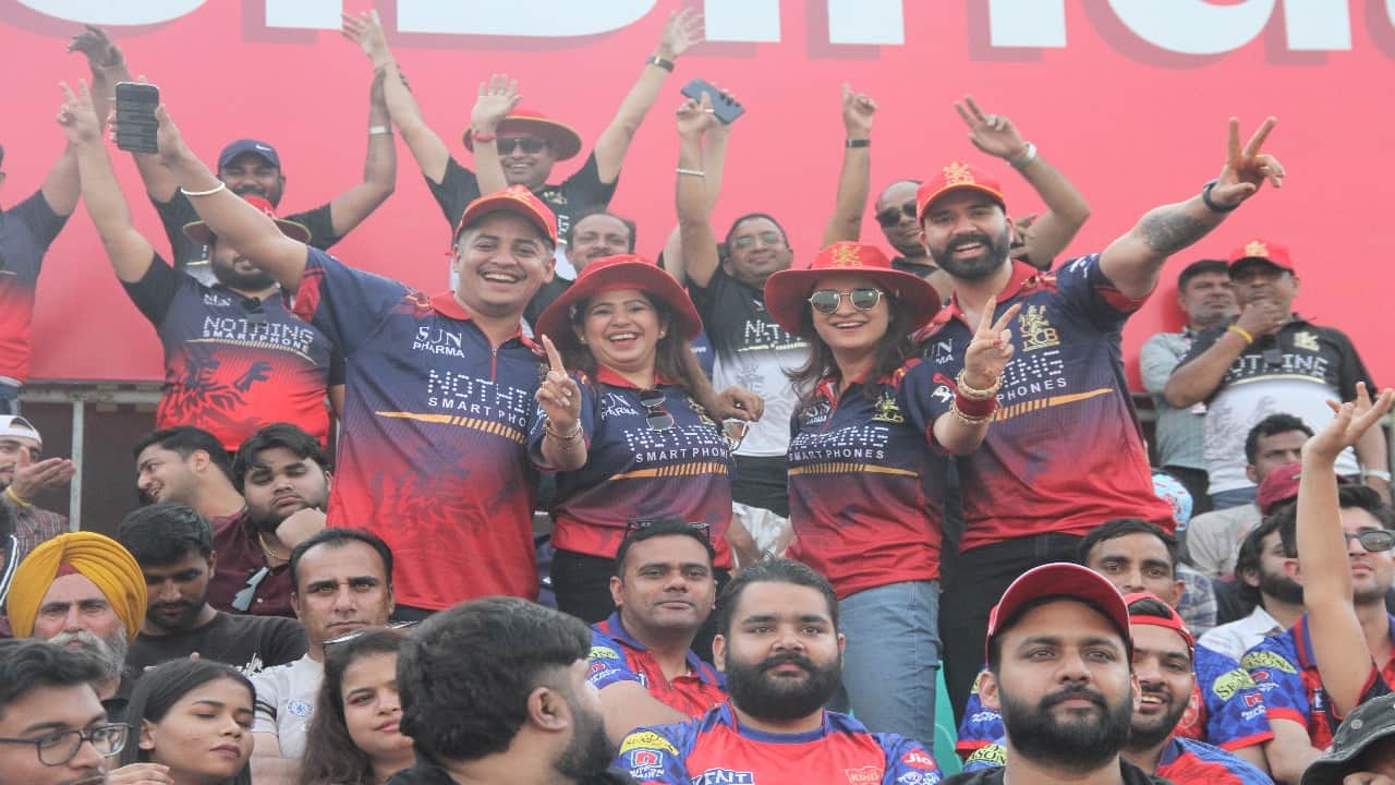 Dharamshala IPL Match: Punjab Kings fans, but they came to watch Virat Kohli bat.
