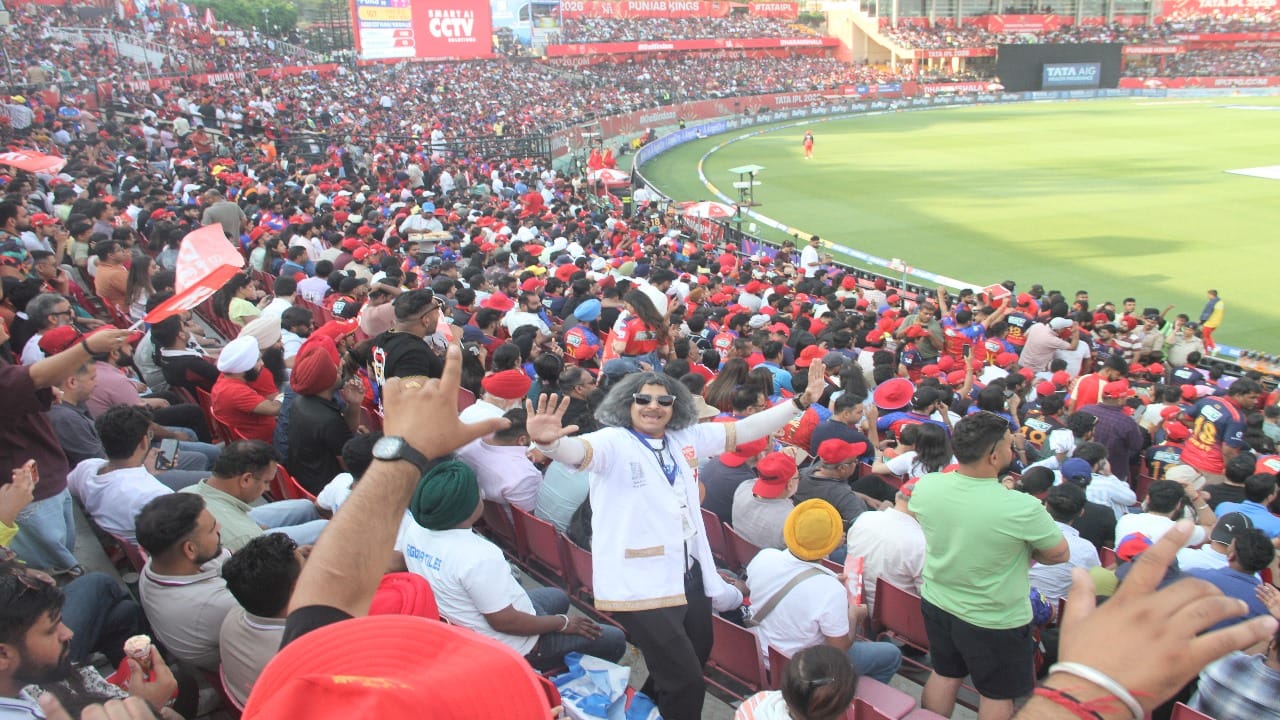Dharamshala IPL Match: Punjab Kings fans, but they came to watch Virat Kohli bat.
