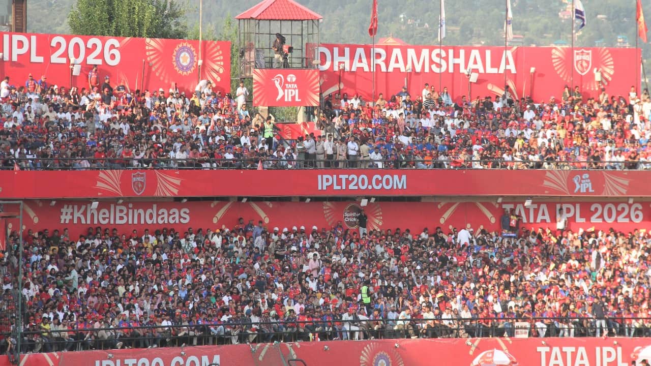 Dharamshala IPL Match: Punjab Kings fans, but they came to watch Virat Kohli bat.