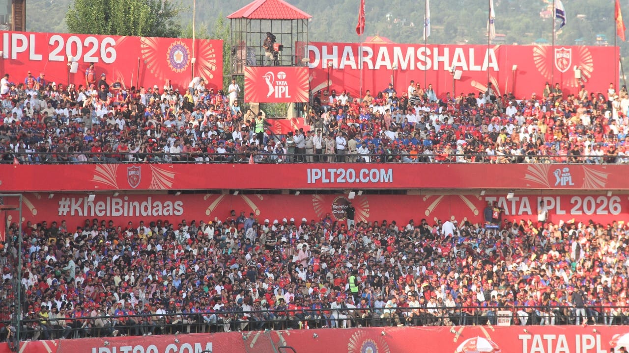 Dharamshala IPL Match: Punjab Kings fans, but they came to watch Virat Kohli bat.