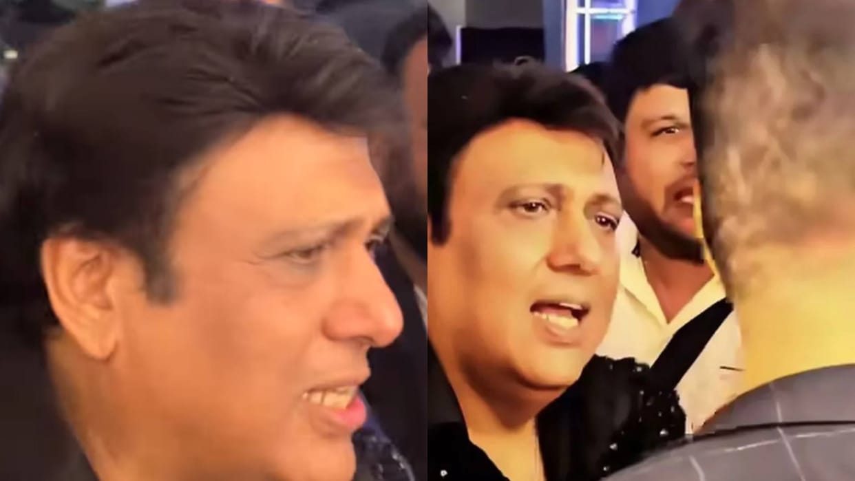 govinda bouncer allegedly misbehaved with paparazzi actor stops fight between Both at Event Video Viral