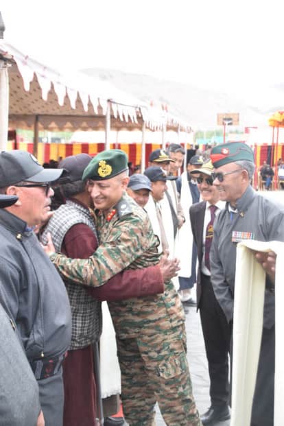 Honoring of Ex-Servicemen at the Sindhu Gastun Milap Mela