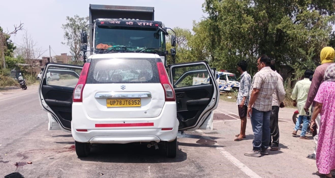 Hamirpur Road Accident High Speed Proves Fatal  Four Lives Lost Despite Airbags Deploying