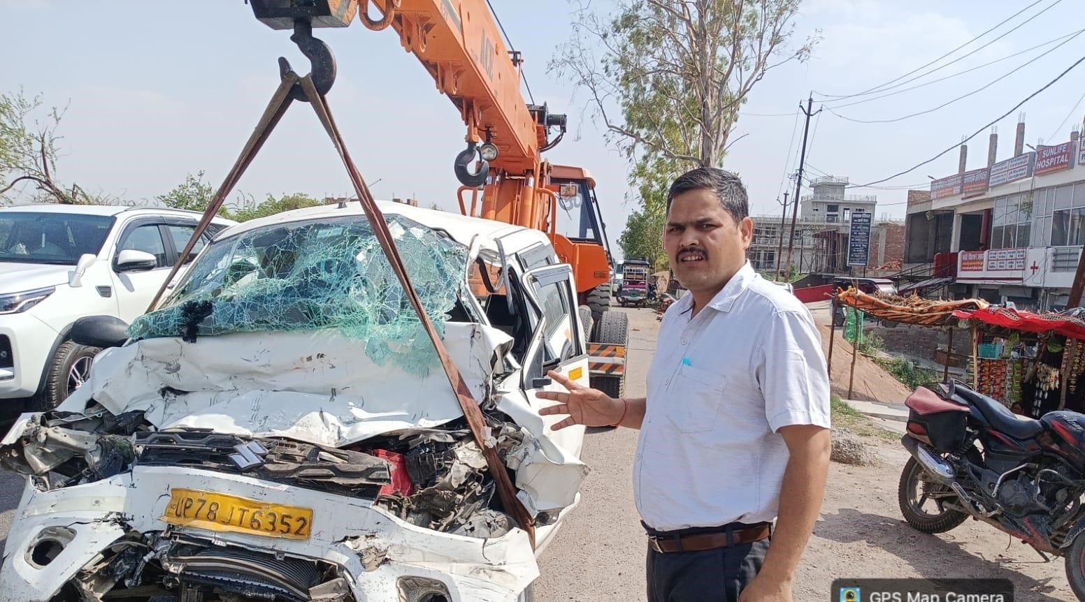 Hamirpur Road Accident High Speed Proves Fatal  Four Lives Lost Despite Airbags Deploying