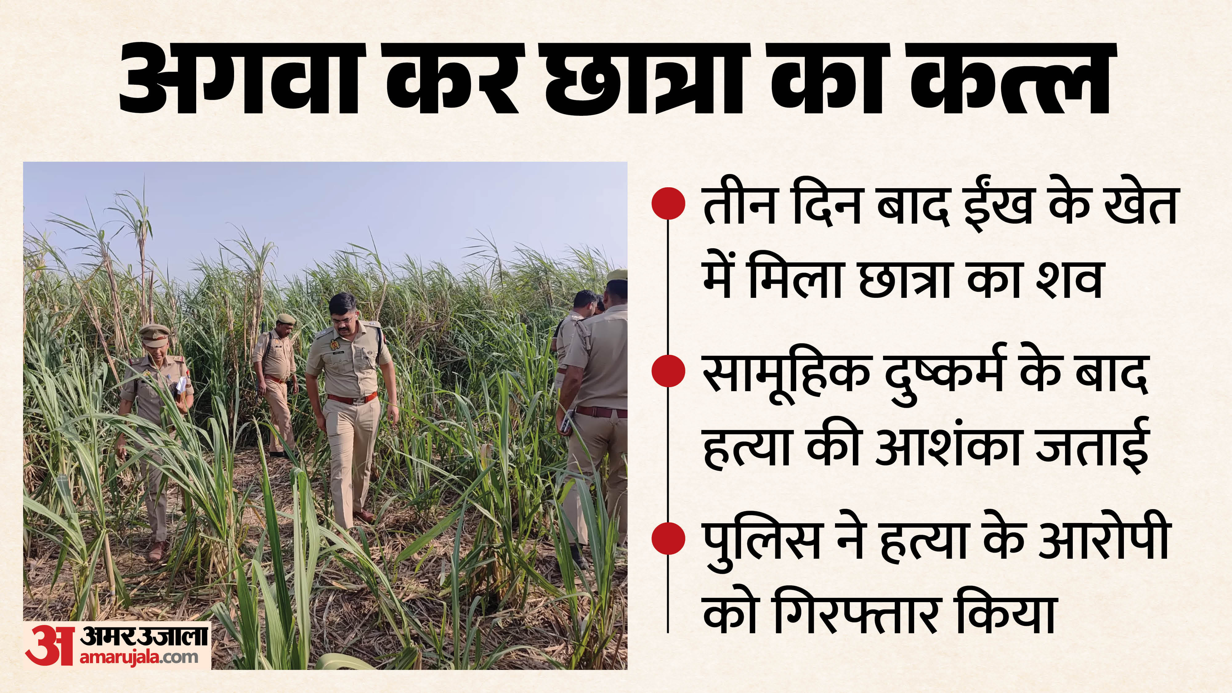 Student Abducted and Murdered in Meerut Face and Hands Burned Suspected harassment
