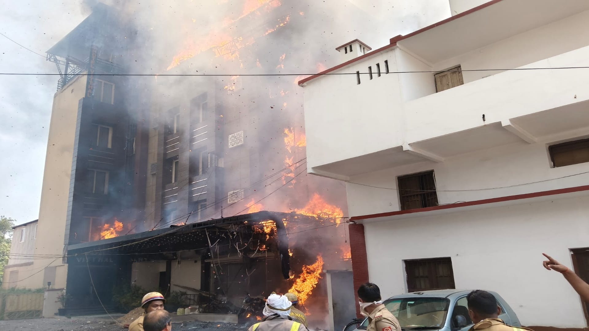 Fire breaks out in a hotel in Civil Lines, entire hotel gutted, estimated loss of around Rs 10 crore