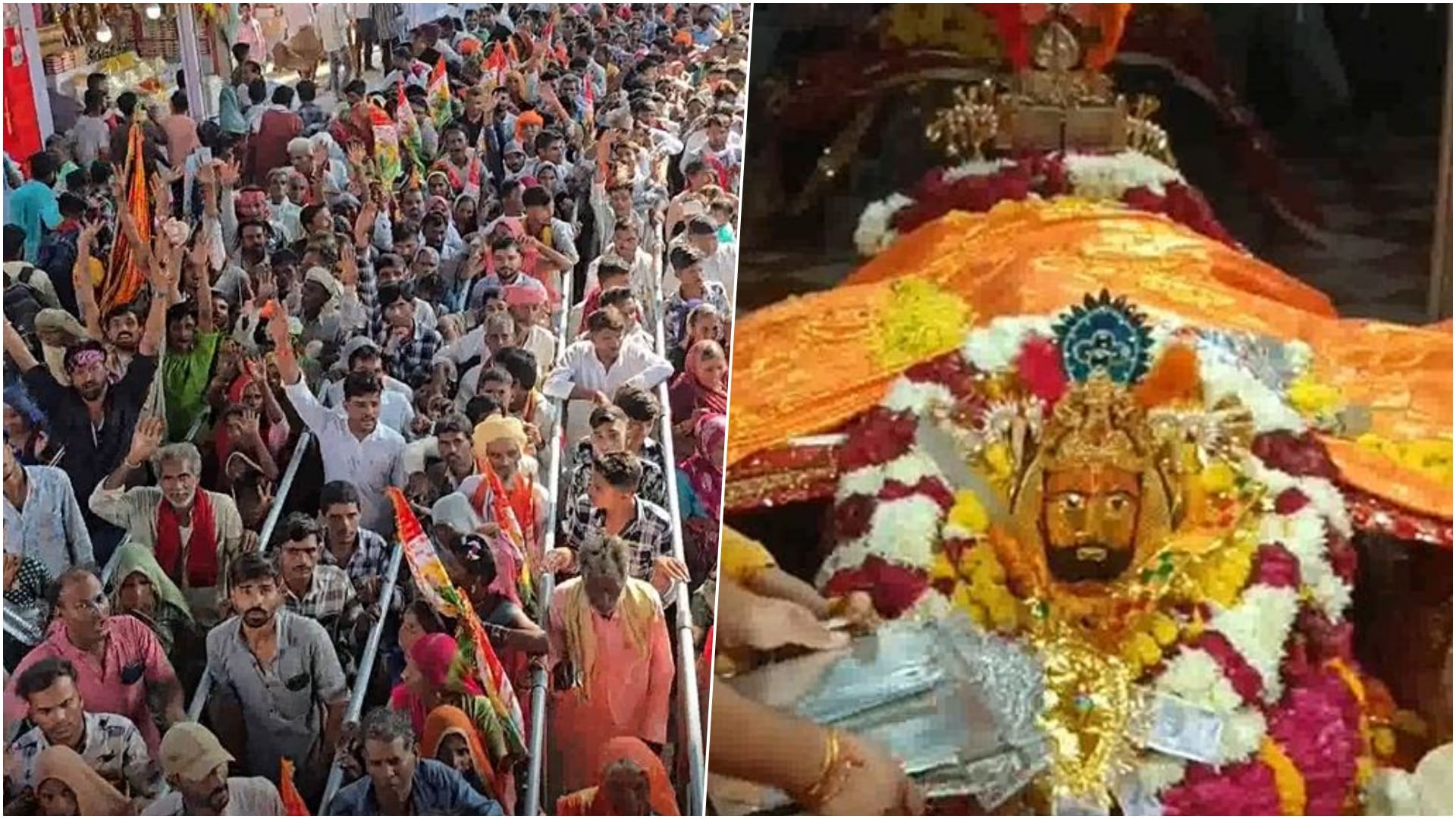 चिलचिलाती गर्मी में दर्शन करने रामदेवरा पहुंचा श्रद्धालुओं का सैलाब