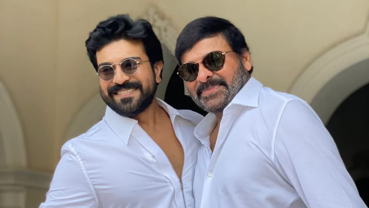 Ram Charan father gives advice to him while shooting peddi says actor on trailer launch event