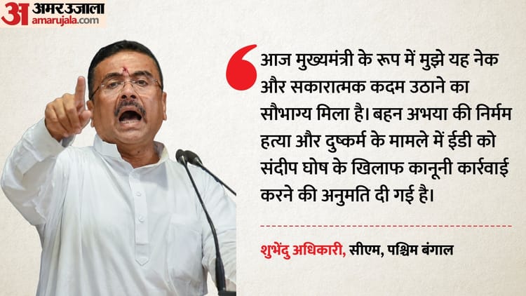 RG Kar Case: सीएम शुभेंदु अधिकारी का बड़ा फैसला, संदीप घोष के खिलाफ ED को मुकदमा चलाने की दी अनुमति