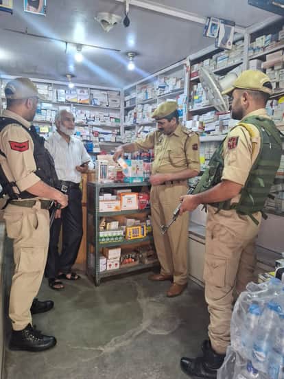 Seven Medical Stores Sealed and Licenses Suspended in Srinagar