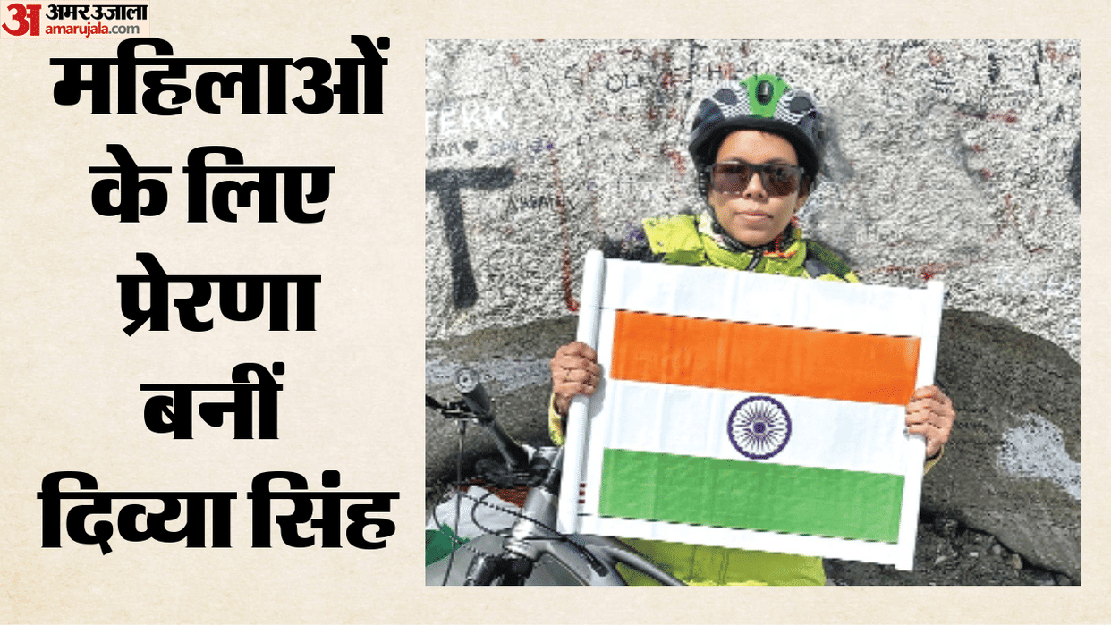 Gorakhpurs Divya Conquers Everest Base Camp on Bicycle 14-Day Journey Threatening Cold Treacherous Mountains