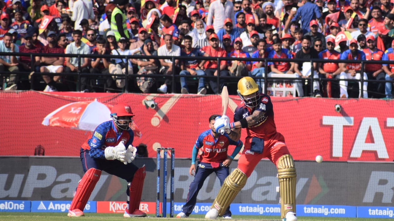Dharamshala IPL Match: Punjab Kings fans, but they came to watch Virat Kohli bat.