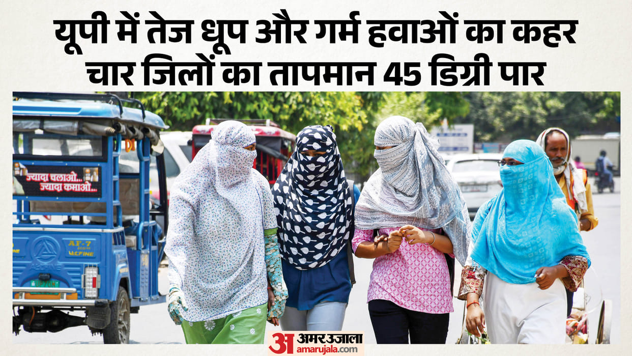 UP: Scorching heat will prevail in many districts including Bundelkhand today.