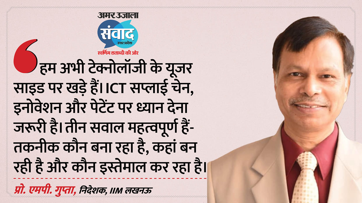 amar ujala Samwad 2026: Prof. MP Gupta Highlights AI Revolution and the Urgent Need for Skill Development