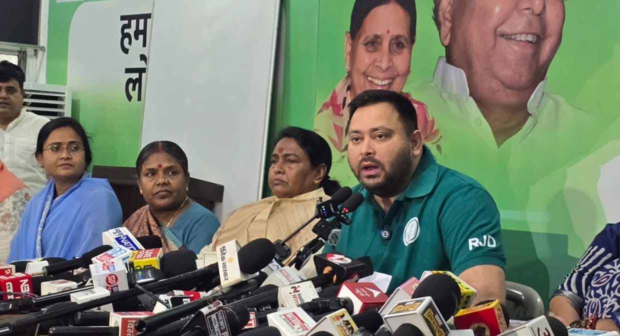 Tejashwi Yadav Attacks Bihar Govt on Law & Order Calls CM ‘Selected Releases 50 Crime Cases
