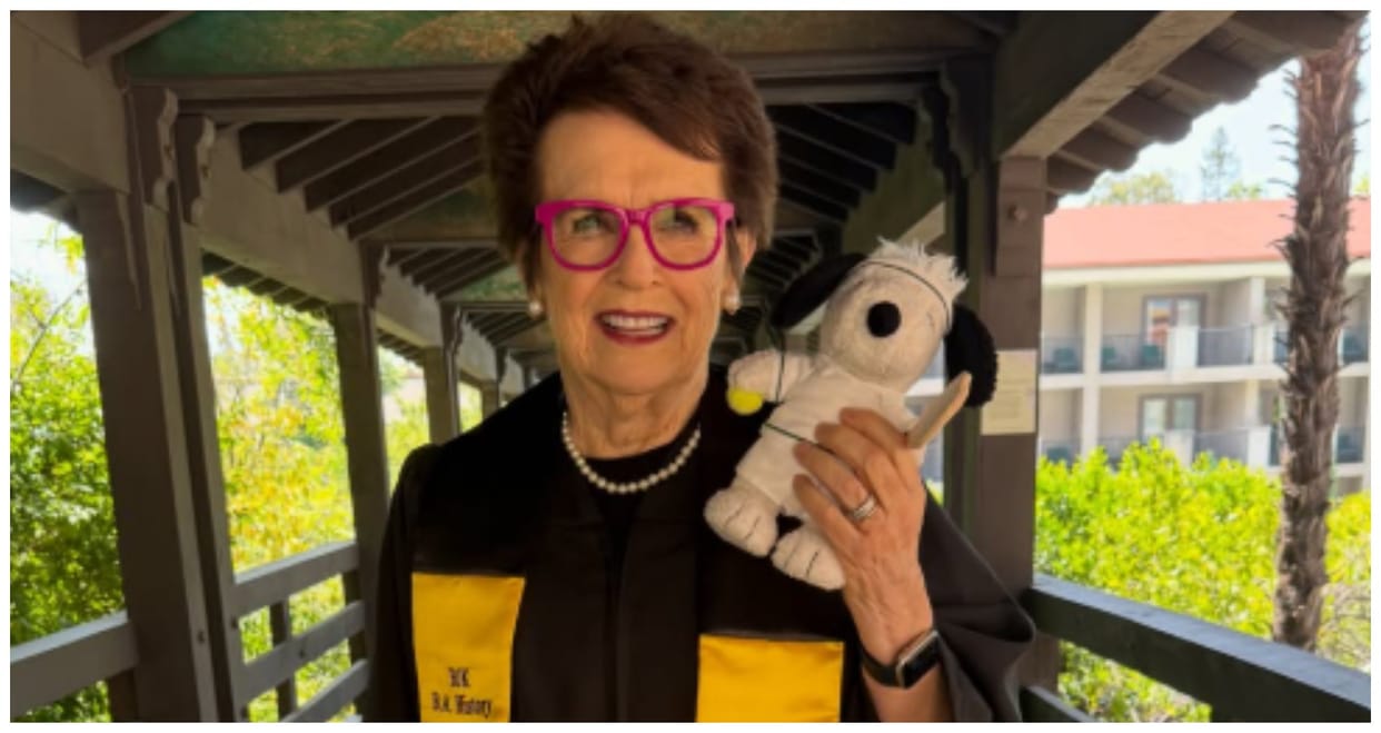 Billie Jean King Earns College Degree 65 Years After Beginning Her Studies