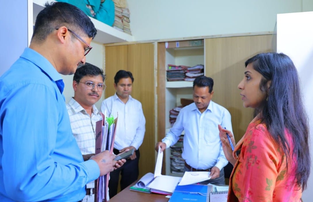 Pauri DM Surprise Inspection at Water Department Office Junior Engineer Found at Home During Duty Hours