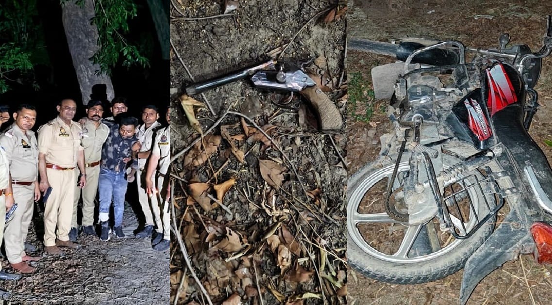 Etawah Police engage in encounter with criminal history sheeter sustains gunshot wound to leg during firing