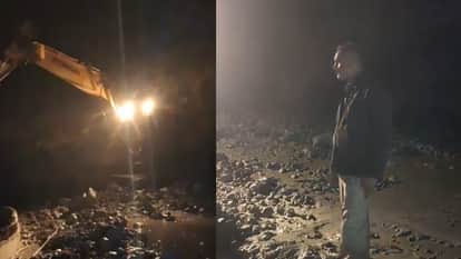 Badrinath Highway: Water levels rise in the Pagal Nala due to rain; 100 pilgrims stranded by debris