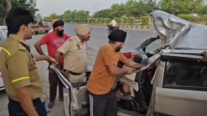 Accident in Batala Four Youths Killed in Highway Crash