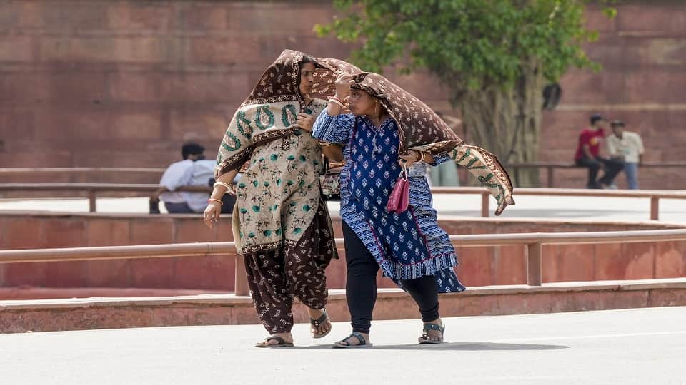 Delhi temperature crosses 45-degree mark in delhi ncr
