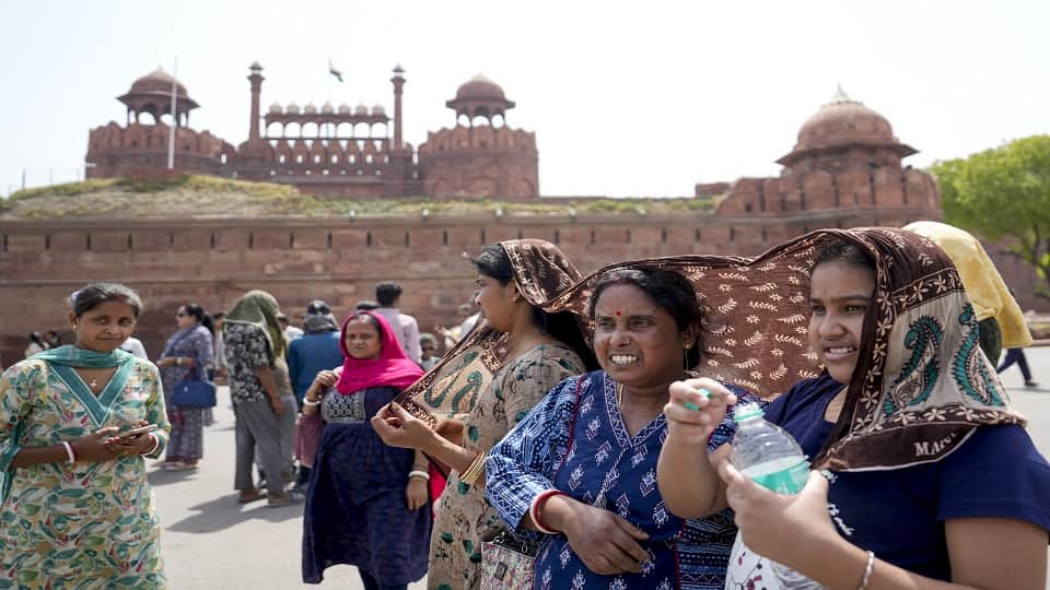 Delhi temperature crosses 45-degree mark in delhi ncr