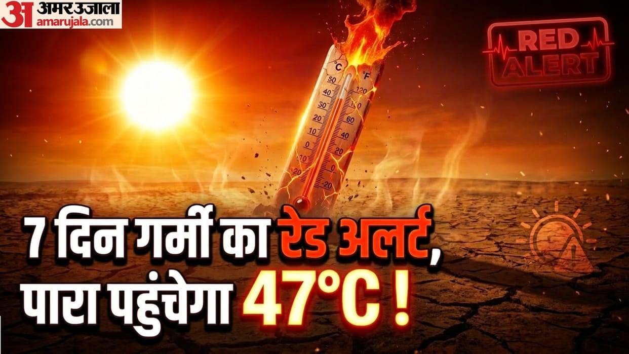 imd heatwave red alert in delhi ncr up mp haryana punjab weather news in hindi