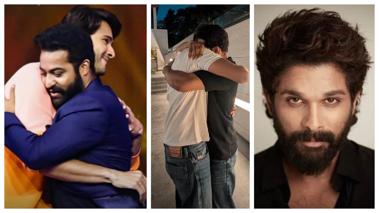 Jr NTR birthday Prashanth Neel share a hug as Dragon glimpse storms the internet allu arjun wish
